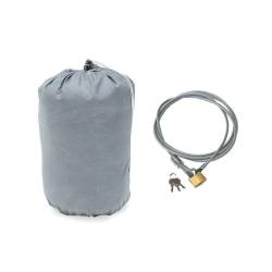 Rampage - Rampage 1304 EasyFit Car Cover w/Lock Cable Bag Grey for 15' 1"-16' Long Vehicle - Image 1