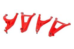 Rough Country Suspension Systems - Rough Country High Clearance Front Control Arms for Defender HD 97041RED - Image 4