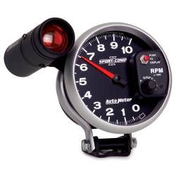 AutoMeter - AutoMeter 3699 Sport-Comp II Tachometer Gauge 5" 10000RPM w/Shift Light - Image 3