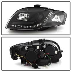 Spyder Auto - Spyder Auto 5008572 DRL LED Projector Headlights for 06-08 A4 A4 Quattro - Image 3