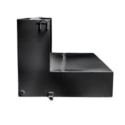 TrailFX - TrailFX 21180SB Liquid Transfer Tank 80 Gal L-Shaped Black Steel Vent Lockable C - Image 2