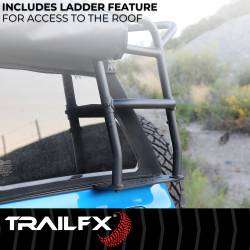 TrailFX - TrailFX BR015T Direct-Fit Roof Rack 300lb Dynamic 600lb Static Black Powder - Image 2