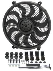 Derale - Derale 16217 17" High Output Single RAD Pusher/Puller Fan w/Premium Mount Kit - Image 1