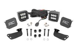 Rough Country Suspension Systems - Rough Country A-Pillar 2" LED Ditch Light Kit-Spot for Segway 570 F 93217 - Image 1