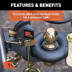 CURT - CURT 48407 SecureLatch Ball/Pintle Hitch - Image 3