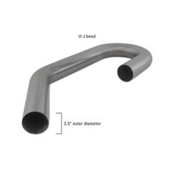 Mishimoto - Mishimoto MMICP-SS-25U 2.5" U-J Bend Universal Stainless Steel Exhaust Piping - Image 2