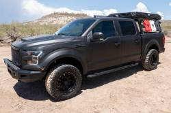 Raptor Series - Raptor 1901-0041BT 5" Tread Step Slide Track Black Textured Alum. Running Boards - Image 6