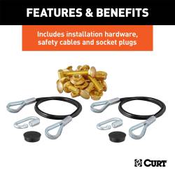 CURT - CURT 70120 Custom Tow Bar Base Plate - Image 3