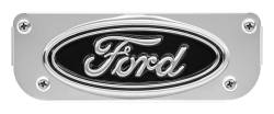 Gatorback - Gatorback Replacement 10" Mud Flap Plate Stainless Ford Oval Logo GB755758 - Image 1