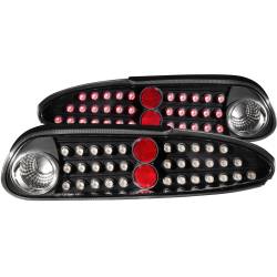 Anzo USA Black LED Clear Lens Taillight Set Chevrolet Camaro 321133