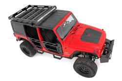 Rough Country Suspension Systems - Rough Country 10615 Hard Top Roof Rack w/LEDs Black for Jeep Wrangler JK - Image 3