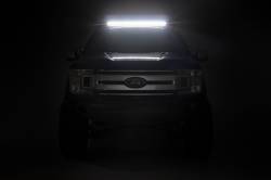 Rough Country Suspension Systems - Rough Country 51022 Black Fabricated Roof Rack w/LEDs for 15-18 Ford F150 Crew - Image 6