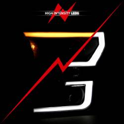 Anzo USA - Anzo USA Switchback Style Projector Headlight Set Black Ford F150 111357 - Image 2