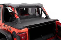 Bestop - Bestop Header Safari Cable Style Bikini Top Black for Jeep JL 4DR 52608-35 - Image 3