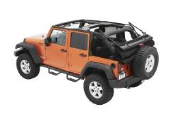 Bestop - Bestop 54724-17 Supertop Ultra Black Twill Soft Top for 07-18 Wrangler JK 4DR - Image 5