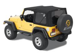 Bestop 54820-17 Black Twill Supertop NX Soft Top for 97-06 Jeep Wrangler TJ
