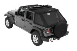 Bestop - Bestop 56863-35 Trektop NX Black Diamond Soft Top for 18+ Jeep Wrangler JL 4DR - Image 2