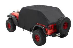 Bestop 81043-01 All Weather Trail Cab Cover Black for 07-18 Jeep Wrangler JK 4DR