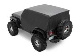 Bestop 81044-01 All Weather Trail Cab Cover Black for 07-18 Jeep Wrangler JK 2DR