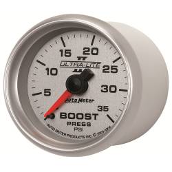 AutoMeter - AutoMeter 4904 Ultra-Lite II Boost Pressure Gauge 2-1/16" Full Sweep - Image 2