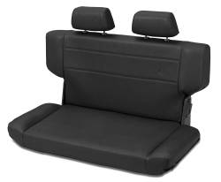 Bestop 39435-15 Trailmax II Vinyl Rear Seat Black Denim for 97-06 Wrangler TJ