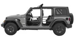 Bestop - Bestop 51741-01 Rear Element Tube Doors for 20-26 Jeep Gladiator JT/Wrangler JL - Image 1