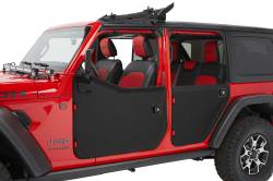 Bestop - Bestop 51751-35 Rear Full 2Pc Soft Doors Black Diamond for 18-24 Wrangler JL 4DR - Image 3