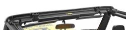Bestop 55014-01 Front Windshield Header Channel Kit Black for 97-06 Wrangler TJ