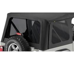 Bestop 58128-35 Soft Top Window Set Black Diamond for 03-06 Jeep Wrangler TJ
