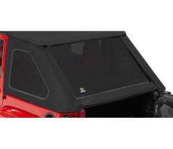 Bestop 58423-17 Soft Top Replacement Window Set Black Twill for 07-18 Wrangler