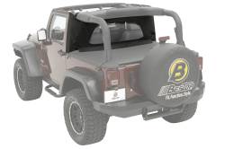 Bestop 80033-15 Wrap-Around Windjammer Black Denim for 97-02 Jeep Wrangler TJ