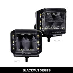 Go Rhino - Go Rhino 750700321FCS Blackout Series Sideline LED Cube Flood Light Kit - Image 5