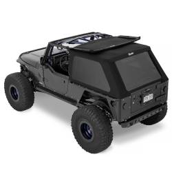 Bestop - Bestop 56821-17 Trektop Slantback Soft Top Black Twill for 04-06 Wrangler TJ - Image 2