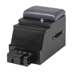 Tuffy Security Products - Tuffy Security 017-C03 Center Console Stereo 12.5" Wide Black w/Charcoal Gray - Image 1