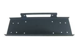 TrailFX - TrailFx WA017 Winch Mount Fixed Flat for 12000LB Black Powder Coat - Image 1