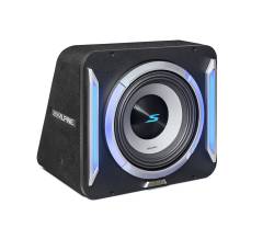Alpine - Alpine S2-SB10 PrismaLink S-Series 10" Sealed Subwoofer Enclosure w/RGB Light - Image 1