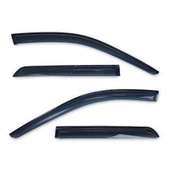 TrailFX - TrailFx 4267H Low Profile for Front/Rear Tape-On Smoke Acrylic 4PC - Image 1