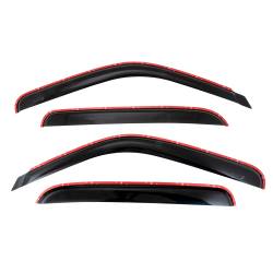 TrailFX - TrailFX 4355IC 4PC Smoke Low Profile In-Channel Window Vents for GM Crew & SUV - Image 1