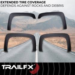 TrailFX - TrailFX TFC3001OE OE Fender Flares 2" Front 2" Rear Coverage 4PC - Image 2