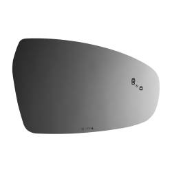 Burco - Burco 4791BC Left Door Mirror Glass for 19-23 Kia Forte - Image 1