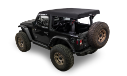 Bestop - Bestop 54728-17 Supertop Glide Soft Top Black Twill for 18-26 Wrangler JL 2DR - Image 2