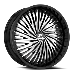 Azara - Azara AZA-52622853638BM Wheel AZA-526 22x8.5 5x112/4.5 38mm Black/Machined - Image 1