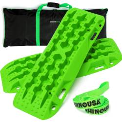 Rhino USA - Rhino USA TRACBOARDS-GRN Recovery Traction Boards Green Pair - Image 1