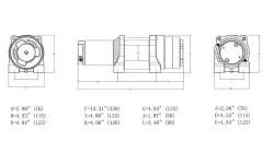 Novawinch - Novawinch 701001068815 Fenix25 2500lb 12V Electric ATV Winch Synthetic Cable - Image 5