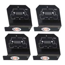EZ4x4 - EZ4x4 1900 0053 Door Storage Hangers Set of 4 for 07-25 Jeep Wrangler/Gladiator - Image 1