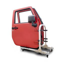 EZ4x4 - EZ4x4 1921 0082 Aluminum 2-Door Storage Cart Black for Jeep Wrangler/Gladiator - Image 3