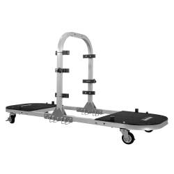 EZ4x4 - EZ4x4 1921 0084 Aluminum 4-Door Storage Cart Black for Jeep Wrangler/Gladiator - Image 1