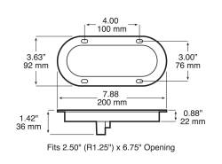 Peterson - Peterson 822C-7 Back Up Light - Image 2