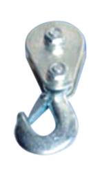 Bulldog Winch - Bulldog Winch 20004 Pulley Block 4k BS 1.6k WLL Hook w/Clasp - Image 1