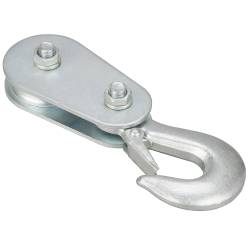 Bulldog Winch - Bulldog Winch 20004 Pulley Block 4k BS 1.6k WLL Hook w/Clasp - Image 2